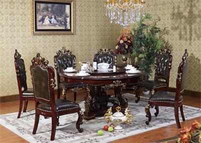 别墅经典欧式家居餐桌